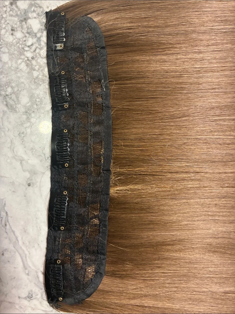 Brown to Honey Ombre Clip-In Hair Extensions - Brown/Honey 22”